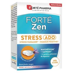 Forté Pharma FortéZen Stress Ado Stress Passager & Humeur Positive - 20 Comprimés à Croquer