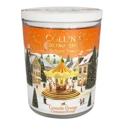 Collines de Provence Bougie Parfumée Cannelle Orange 180g – Ambiance chaleureuse