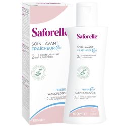 Saforelle Soin Lavant Fraîcheur 100 ml - Gel intime doux & sensation de fraîcheur
