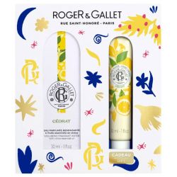 Roger & Gallet Coffret Cédrat - Eau Parfumée Bienfaisante 30 ml + Crème Mains 30ml OFFERTE