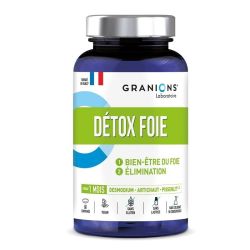 Granions Détox Foie - 60 Comprimés - Détoxification du foie et de la vésicule biliaire