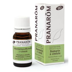 Pranarôm Huile Essentielle Romarin à Cinéole 10ml – Tonique et respiratoire