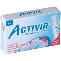 Activir 5% crème pompe doseuse 2 g - Aciclovir