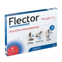 Flector tissugel EP 1% 5 emplâtres - Diclofénac
