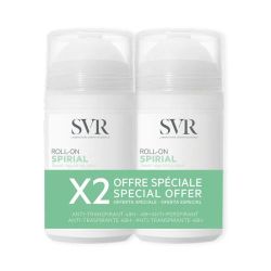 SVR Spirial Déodorant Anti-Transpirant 48H Roll-On Lot de 2 x 50 ml