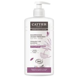 Cattier Shampoing Usage Fréquent Aloe Vera Orange Bio 500ml – Légèreté et vitalité