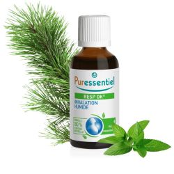 Puressentiel Resp OK Inhalation Humide 50 ml – Libère le nez, humidifie les voies respiratoires et décongestionne