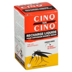 Cinq sur Cinq Recharge liquide pour diffuseur double usage