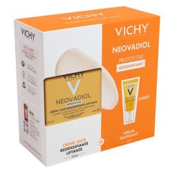 Vichy Neovadiol Coffret Ménopause - Protocole Redensifiant & Liftant - Crème + Sérum OFFERT