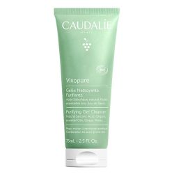 Caudalie Vinopure Gelée Nettoyante Purifiante - 75ml -  Nettoie et matifie les peaux mixtes à grasses