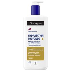 Neutrogena Hydratation Profonde Lait Enrichi en Huile - 400ml - Nourrit, hydrate et sublime la peau