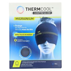 ThermCool Compression Migrainium Bonnet Bleu 44 cm - Soulagement des maux de tête