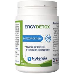 Nutergia Ergydetox 60 Gélules – Détoxification et élimination