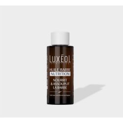 Luxéol Huile Barbe Nutrition - 50ml - Nourrit & assouplit la barbe
