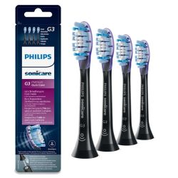 Philips Sonicare G3 Premium Gum Care Têtes de Brosses Noires HX9054/33 - 4 Têtes