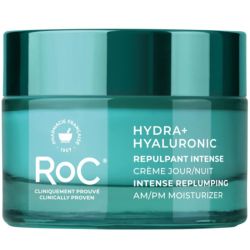 RoC Hydra+ Hyaluronic Crème Jour et Nuit Repulpante Intense 50ml – Hydratation 72h anti-âge