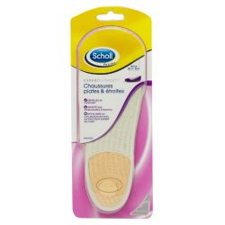 Scholl ExpertSupport Semelles de Confort - Chaussures Plates & Étroites - Taille 35,5/40,5 - 1 Paire