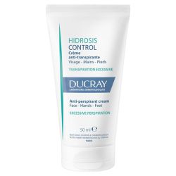 Ducray Hidrosis Control Crème Anti-Transpirante Visage - Mains - Pieds - 50 ml