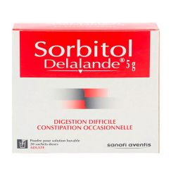 Sorbitol Delalande 5G -  Constipation Occasionnelle - 20 Sachets