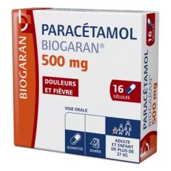 Biogaran Paracétamol 500mg - 16 gélules