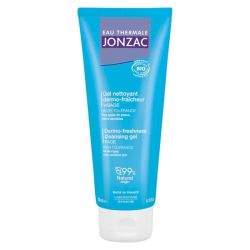 Jonzac Gel Nettoyant Dermo-Fraîcheur Bio - Tous Types de Peaux - Rafraîchit et Adoucit - 200ml