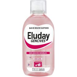Eluday Gencives Bain de Bouche Quotidien Soin Gencives Sensibles - 500ml
