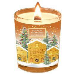 Collines De Provence Bougie Parfumée Noël Croquant aux Amandes - 75g