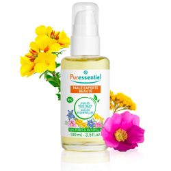 Puressentiel Huile Experte Beauté - 100 ml - Hydrate, nourrit, apaise et redonne éclat à la peau