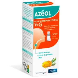 Pileje Azéol Voies Respiratoires TxG - 75 ml - Bien-être respiratoire et confort de la gorge