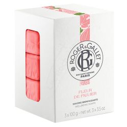 Roger & Gallet Savons Fleur de Figuier Coffret 3x 100g