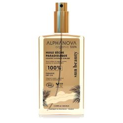 Alphanova Huile Sèche Paradisiaque - 100ml - Nourrit, hydrate et sublime la peau