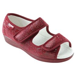 Gibaud CHUT Kéa Bordeaux - Chaussures Confort Femme Pieds Déformés