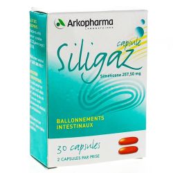 Arkopharma Siligaz Ballonnements Intestinaux - 30 capsules