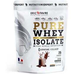 Eric Favre Pure Whey Protein Native 100% Isolate Chocolat - 750g