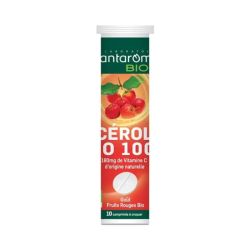 Santarome Acérola Bio 1000 Vitamine C Naturelle - 10 comprimés à croquer