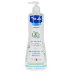 Mustela Gel Lavant Doux - Nettoie en Douceur - Corps & Cheveux - 750 ml