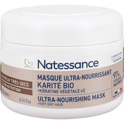 Natessance Masque Capillaire Karité 200 ml – Nutrition et réparation intense