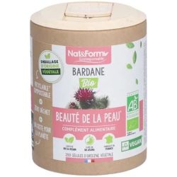 Nat&Form Bardane Bio - Détox naturelle et beauté de la peau