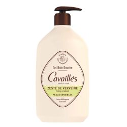 Cavaillès Gel Bain Douche Zeste de Verveine Peaux Sensibles - 1 Litre