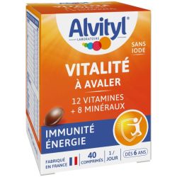Alvityl Vitalité - 40 Comprimés à Avaler