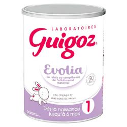 Guigoz Lait Infantile Evolia a2 1 - Dès la Naissance jusqu'à 6 mois 800g