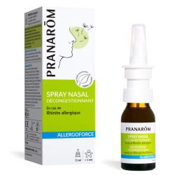 Pranarôm Allergoforce Spray Nasal 15ml – Décongestion et fraîcheur