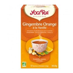 Yogi Tea Infusion Gingembre Orange à la Vanille Bio - 17 Sachets
