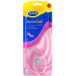 Scholl Semelles ActivGel Chaussures Ouvertes et Sandales - 1 Paire - Taille : 35/40,5 - Confort au quotidien