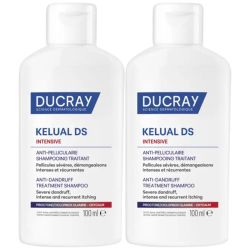 Ducray Kelual DS Intensive Shampooing Traitant Anti-Pelliculaire 2x100ml – Shampooing anti-pelliculaire sévère et anti-démangeaisons