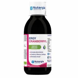 Nutergia Ergycranberryl - Aide en Cas de Gênes Urinaires - Favorise le Drainage - 250 ml