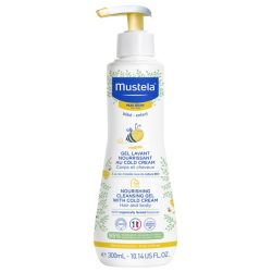 Mustela Gel Lavant Nourrissant au Cold Cream à la Cire d'Abeille - 300 ml - Nettoie et nourrit