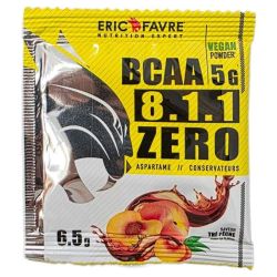 Eric Favre BCAA 8.1.1 Zero Vegan Thé Pêche - Sachet unidose 6,5g