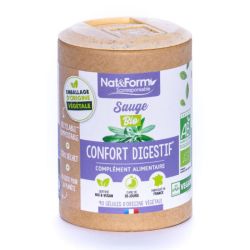 Nat&Form Écoresponsable Sauge Bio Confort Digestif - 200 Gélules