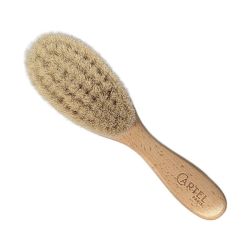 Cartel Brosse Cheveux - Pour Bébé - Couleur Bois Naturel - 1 pièce - Poils Ultra-Doux
